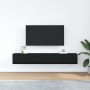 Muebles de TV 2 uds Roble Negro 80x31x25,5 cm Madera ingeniería von , TV-Möbel - Ref: Foro24-861511, Preis: 101,63 €, Rabatt: %