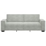 Sofá de 3 plazas terciopelo gris claro 180 cm by , Sofas - Ref: Foro24-4105030, Price: 246,22 €, Discount: %