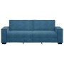 Sofá de 3 plazas terciopelo azul 180 cm by , Sofas - Ref: Foro24-4105039, Price: 274,27 €, Discount: %