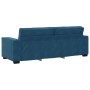 Sofá de 3 plazas terciopelo azul 180 cm by , Sofas - Ref: Foro24-4105039, Price: 274,27 €, Discount: %