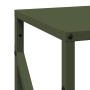 Leñero verde oliva 34x25x100 cm Acero laminado en frío de , Bolsas y soportes de leña - Ref: Foro24-864326, Precio: 55,53 €