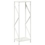 Leñero blanco 34x25x100 cm Acero laminado en frío by , Firewood bags and holders - Ref: Foro24-864324, Price: 53,51 €, Discou...
