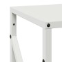 Leñero blanco 34x25x100 cm Acero laminado en frío by , Firewood bags and holders - Ref: Foro24-864324, Price: 53,51 €, Discou...