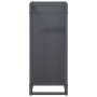 Leñero antracita 25x25x60 cm Acero laminado en frío von , Brennholztaschen und -halter - Ref: Foro24-864261, Preis: 38,04 €, ...