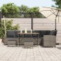 Juego de sofás de jardín en forma de L con cojines 4 pzas gris by , Garden sets - Ref: Foro24-3365326, Price: 593,69 €, Disco...
