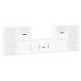 Muebles de TV 5 uds. con almacenaje "ODDA" blanco madera pino von , TV-Möbel - Ref: Foro24-3365379, Preis: 268,24 €, Rabatt: %