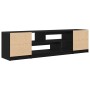 Mueble de TV de madera de roble negro 188,5x41x50 cm von , TV-Möbel - Ref: Foro24-3328418, Preis: 146,48 €, Rabatt: %