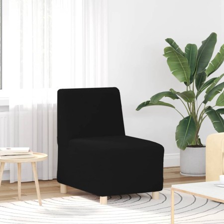 Sillón de sofá negro 55 cm tejido imitación lana rizada by , Sofas - Ref: Foro24-4108506, Price: 126,84 €, Discount: %