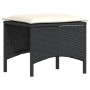 Set de muebles de jardín 5 pzas y cojines ratán sintético negro by , Garden sets - Ref: Foro24-3365345, Price: 422,69 €, Disc...