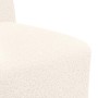 Sillón color crema 55 cm tejido imitación lana rizada by , Sofas - Ref: Foro24-4108504, Price: 126,84 €, Discount: %