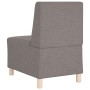 Sillón Sofá Tela Gris Topo 55 cm by , Sofas - Ref: Foro24-4108474, Price: 122,97 €, Discount: %