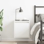 Mesilla de noche de pared blanca 38x34x40 cm de , Mesitas de noche - Ref: Foro24-861229, Precio: 37,67 €, Descuento: %