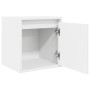Mesilla de noche de pared blanca 38x34x40 cm de , Mesitas de noche - Ref: Foro24-861229, Precio: 37,67 €, Descuento: %