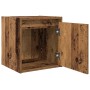 Mesilla de noche de pared de madera vieja 38x34x40 cm by , Nightstands - Ref: Foro24-861243, Price: 36,14 €, Discount: %