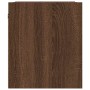 Mesilla de noche de pared roble marrón 38x34x40 cm de , Mesitas de noche - Ref: Foro24-861241, Precio: 39,03 €, Descuento: %