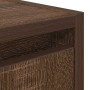 Mesilla de noche de pared roble marrón 38x34x40 cm de , Mesitas de noche - Ref: Foro24-861241, Precio: 39,03 €, Descuento: %