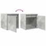 Mesillas de noche de pared 2 uds gris hormigón 38x34x40 cm von , Nachttische - Ref: Foro24-861236, Preis: 63,51 €, Rabatt: %