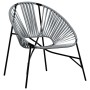 Juego de sillas de jardín 3 uds negro y gris claro de , Sillas de jardín - Ref: Foro24-4009294, Precio: 169,82 €