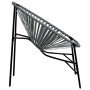Juego de sillas de jardín 3 uds negro y gris claro by , Garden chairs - Ref: Foro24-4009294, Price: 169,92 €, Discount: %