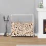 Leñero blanco 90x28x90 cm Acero laminado en frío von , Brennholztaschen und -halter - Ref: Foro24-864216, Preis: 64,19 €, Rab...