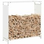 Leñero blanco 90x28x90 cm Acero laminado en frío von , Brennholztaschen und -halter - Ref: Foro24-864216, Preis: 64,19 €, Rab...