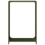 Leñero verde oliva 60x28x90 cm Acero laminado en frío de , Bolsas y soportes de leña - Ref: Foro24-864214, Precio: 61,04 €, D...