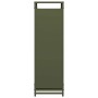 Leñero verde oliva 60x28x90 cm Acero laminado en frío de , Bolsas y soportes de leña - Ref: Foro24-864214, Precio: 61,04 €, D...