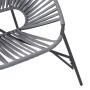 Silla de jardín con forma de huevo ratán sintético negro y gris by , Garden chairs - Ref: Foro24-4009289, Price: 83,24 €, Dis...