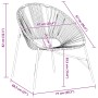 Silla de jardín con forma de huevo ratán sintético negro y gris by , Garden chairs - Ref: Foro24-4009289, Price: 83,24 €, Dis...