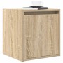 Mesillas de noche de pared 2 uds roble Sonoma 38x34x40 cm de , Mesitas de noche - Ref: Foro24-861234, Precio: 61,14 €, Descue...