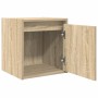 Mesillas de noche de pared 2 uds roble Sonoma 38x34x40 cm de , Mesitas de noche - Ref: Foro24-861234, Precio: 61,14 €, Descue...