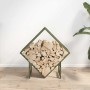 Leñero verde oliva 60x25x60 cm Acero laminado en frío by , Firewood bags and holders - Ref: Foro24-864282, Price: 27,44 €, Di...