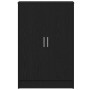 Zapatero de madera de roble negro 60x35x92 cm by , Shoe racks and shoe organizers - Ref: Foro24-862074, Price: 107,74 €, Disc...