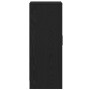 Zapatero de madera de roble negro 60x35x92 cm by , Shoe racks and shoe organizers - Ref: Foro24-862074, Price: 107,74 €, Disc...