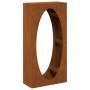 Leñero 50x23x100 cm acero corten by , Firewood bags and holders - Ref: Foro24-864186, Price: 84,25 €, Discount: %