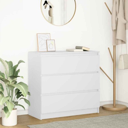 Aparador blanco 80x35x76 cm madera de ingeniería von , Sideboards - Ref: Foro24-861733, Preis: 103,38 €, Rabatt: %