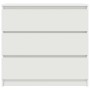 Aparador blanco 80x35x76 cm madera de ingeniería von , Sideboards - Ref: Foro24-861733, Preis: 103,38 €, Rabatt: %
