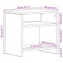 Mesillas de noche 2 uds roble negro 40x30x40 cm de , Mesitas de noche - Ref: Foro24-862364, Precio: 45,22 €, Descuento: %