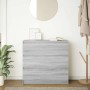 Aparador de madera de ingeniería Sonoma gris 80x35x76 cm by , Sideboards - Ref: Foro24-861738, Price: 99,27 €, Discount: %