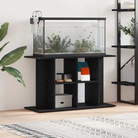 Soporte para acuario de madera de roble negro 100x40x60 cm von , Aquarium unterstützt - Ref: Foro24-862150, Preis: 76,46 €, R...
