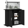 Soporte para acuario de madera de roble negro 81x36x73 cm von , Aquarium unterstützt - Ref: Foro24-862152, Preis: 89,12 €, Ra...