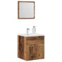 Juego de muebles de baño 2 piezas madera ingeniería envejecida by , Bathroom furniture - Ref: Foro24-862036, Price: 52,76 €, ...
