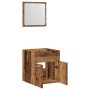 Juego de muebles de baño 2 piezas madera ingeniería envejecida by , Bathroom furniture - Ref: Foro24-862036, Price: 52,76 €, ...
