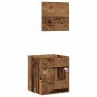 Juego de muebles de baño 2 piezas madera ingeniería envejecida by , Bathroom furniture - Ref: Foro24-862036, Price: 52,76 €, ...