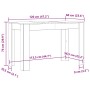 Mesa de comedor de madera ingeniería roble negro 120x60x76 cm von , Küchen- und Esstische - Ref: Foro24-861987, Preis: 84,71 ...