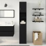 Mueble de baño de madera de roble negro 32x25,5x190 cm von , Badezimmermöbel - Ref: Foro24-862015, Preis: 82,18 €, Rabatt: %