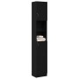 Mueble de baño de madera de roble negro 32x25,5x190 cm von , Badezimmermöbel - Ref: Foro24-862015, Preis: 82,18 €, Rabatt: %