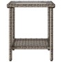 Sofá de jardín en forma de L con mesa y cojines ratán PE gris by , Outdoor sofas - Ref: Foro24-4103879, Price: 314,04 €, Disc...