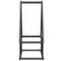 Leñero negro 50x25x60 cm Acero laminado en frío von , Brennholztaschen und -halter - Ref: Foro24-864311, Preis: 29,67 €, Raba...