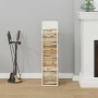 Leñero blanco 25x25x100 cm Acero laminado en frío von , Brennholztaschen und -halter - Ref: Foro24-864268, Preis: 51,45 €, Ra...
